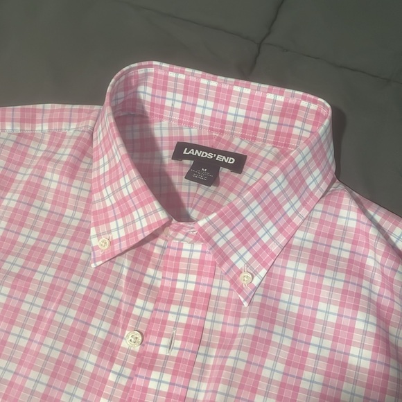 Lands’ End long sleeve striped button up - Picture 2 of 5